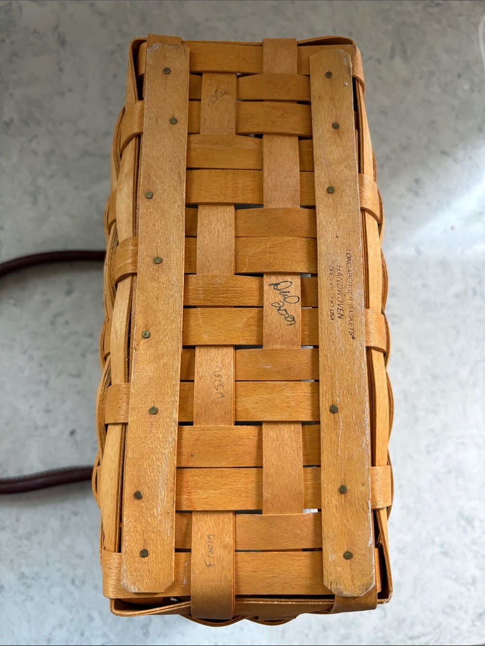 2001 Longaberger Medium Good Ol’Summertime Boardwalk Basket - Picture 11 of 16